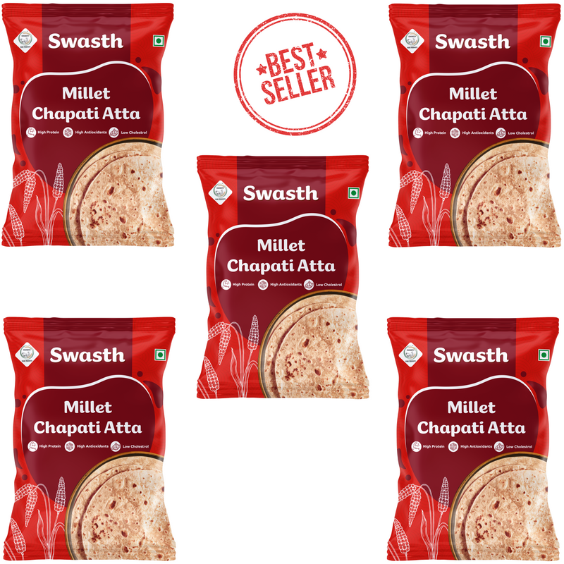 Swasth Millet Chapati Atta - 5Kg high fiber atta