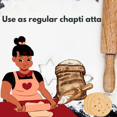 Swasth Flaxseed Chapati Atta and Millet Chapati Atta  -  Combo Pack