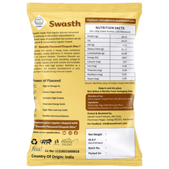 Swasth Flaxseed Chapati Atta-1Kg  - Omega 3 chapati Atta - High Fiber chapati atta -low Carb chapati atta