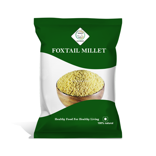Swasth Unpolished and Natural Foxtail Millet (Other Names of Foxtail Millet - Navane, Kangni, Kakum, Rala Thinai, Korra, Navane, Thina Kang, Rala, Kang, Kaon Kanghu, Kangam, Kora)