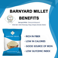 SWASTH Unpolished and Natural Millet Combo Pack of 5 - 1Kg Each (Foxtail, Kodo, Browntop, Little, Barnyard Millets)