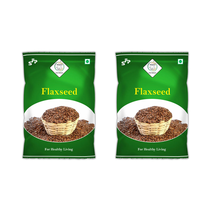 Swasth Natural Flaxseed (Other Names of Flaxseed - Agase, Jawas or Alashi, Ali Vidai, Tishi or Pesi, Avise Ginzalu)