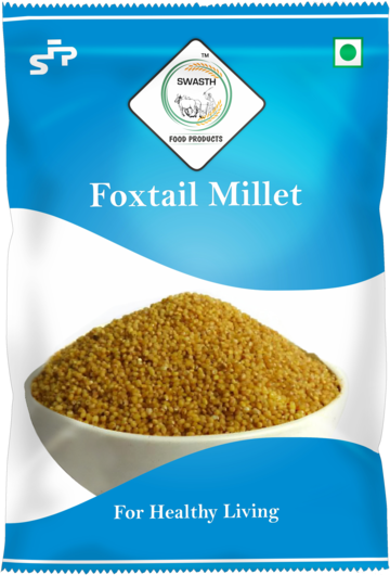 SWASTH Unpolished and Natural Foxtail Millet 05kg Pack of 5 - 1Kg Each (Navane)