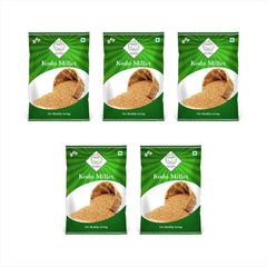 SWASTH Unpolished and Natural Kodo Millet Pack of 5 - 1kg Each (Other Names of Kodo Millet - Koden, Kodra, Varagu, Arikelu, Arika, Harka, Koovaragu, Kodua)