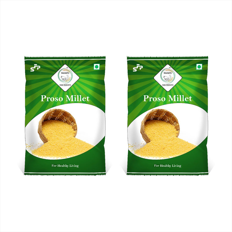 Swasth Unpolished and Natural Proso Millet (Other Names of Porso Millet Chena,Baragu,Variga,Pani Varagu)