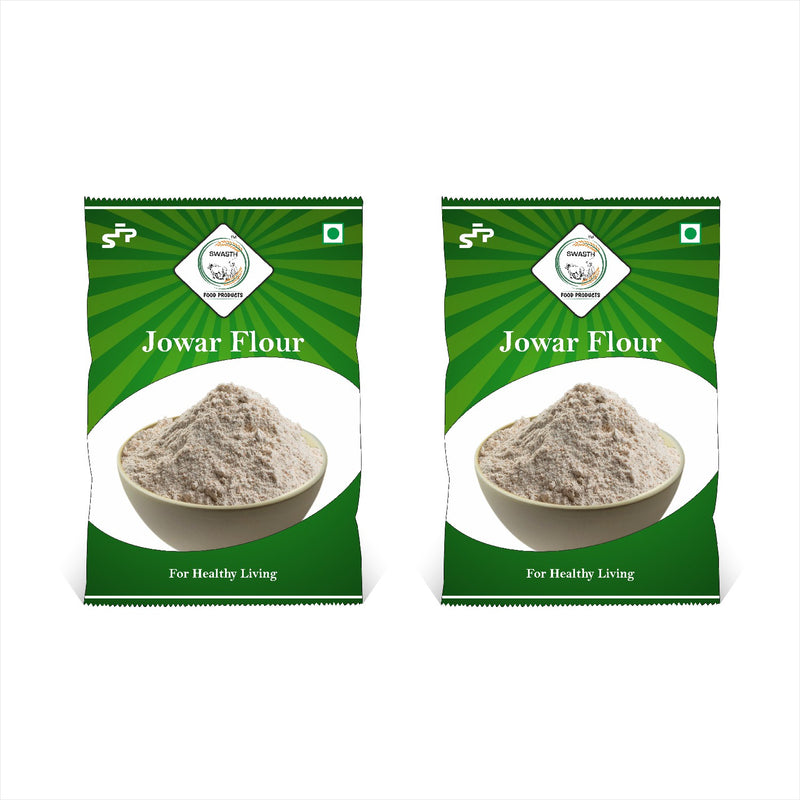 Swasth Jowar Millet Flour Gluten Free Flour - (Other Names of Jowar Millet - Jowari, Jona, Jola, Cholam, Jowar, Jawari, Juara)