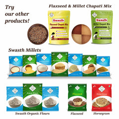 Swasth Natural Flaxseed (Other Names of Flaxseed - Agase, Jawas or Alashi, Ali Vidai, Tishi or Pesi, Avise Ginzalu)