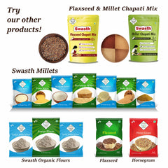 SWASTH Unpolished and Natural Browntop Millet 05kg Pack of 5 - 1Kg Each (Other Names of Brown Top Millet - Korale Cereals)